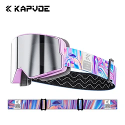KAPVOEAnti-fog Skiing goggles Outdoor Sports skiing glasses Winter Skating Equipment Snowboard Snowmobile Snow Mask Accessories