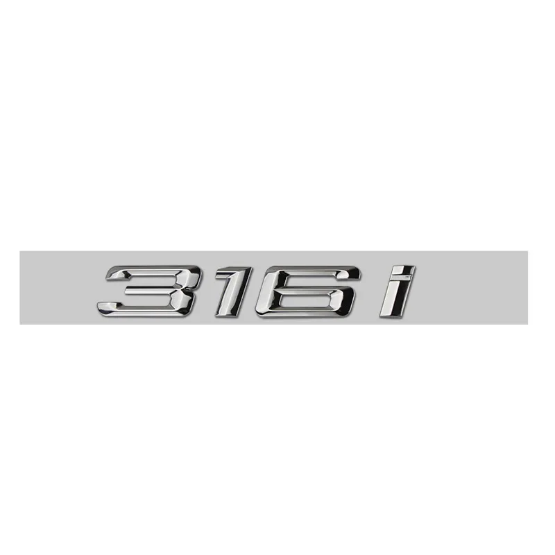 3D ABS Car Letters Trunk Badge 316i 318i 320i 325i 328i 330i 335i 330d 320d Emblem Logo Sticker For BMW E46 F30 E90 Accessories