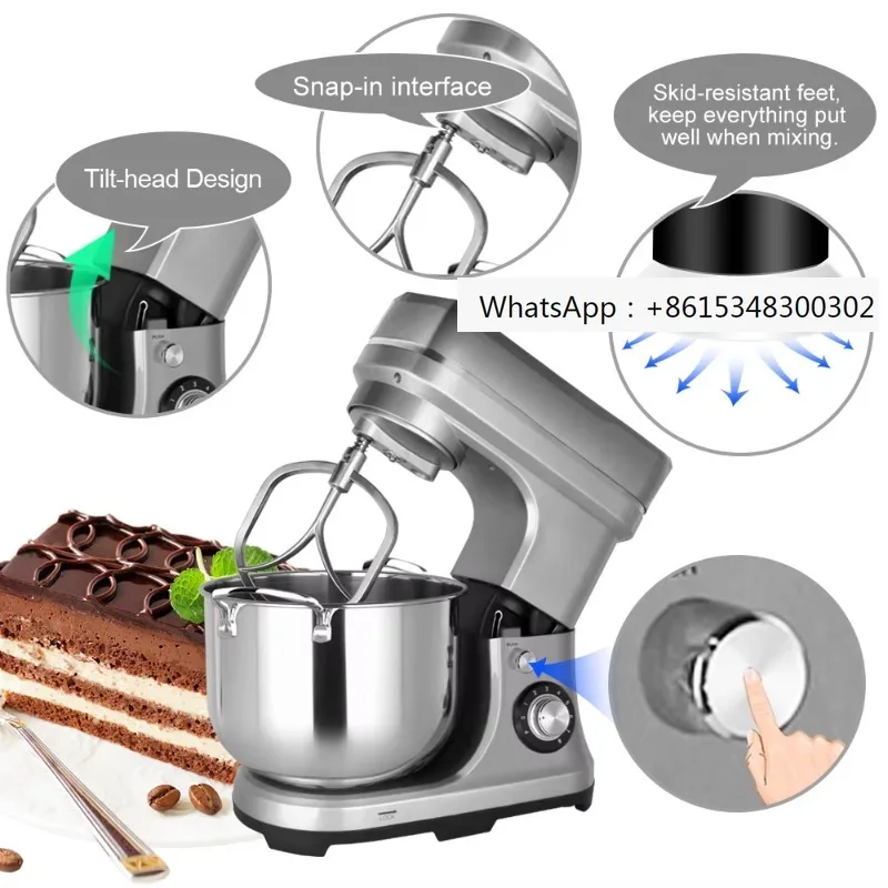 1pcs 2000W 11 liter electric vertical mixer double hook mixer