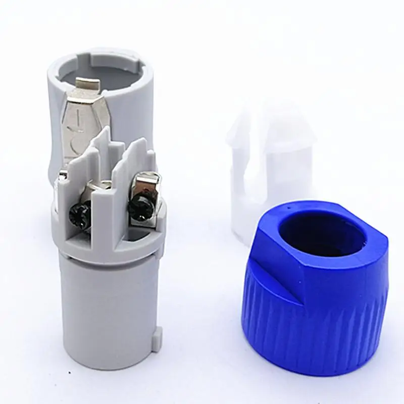 3 เสา Speakon Plug ประณีต Audio Power Plug สายลําโพงเชื่อมต่อมัลติฟังก์ชั่น 3 Pin Audio Video Connector 3 เสาปลั๊ก