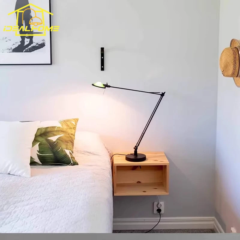Culbuteur mécanique réglable lampes de bureau industriel noir/Chrome LED éclairage intérieur chambre étude Studio étude barre de lecture