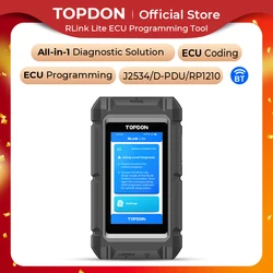 TOPDON RLink Lite E-cu Programer Programming Tool OE-LEVEL Diagnostic Auto Enhanced VCI Supports DoIP/CAN/CAN FD/D-PDU/J2534