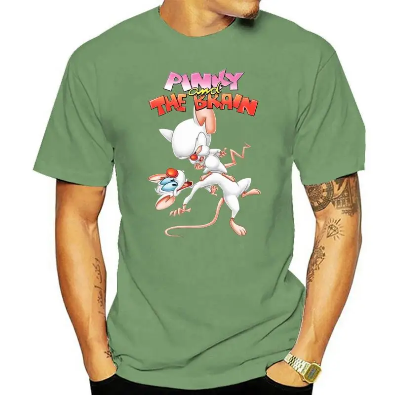 camiseta Pinky And The Brain Camiseta da moda masculina