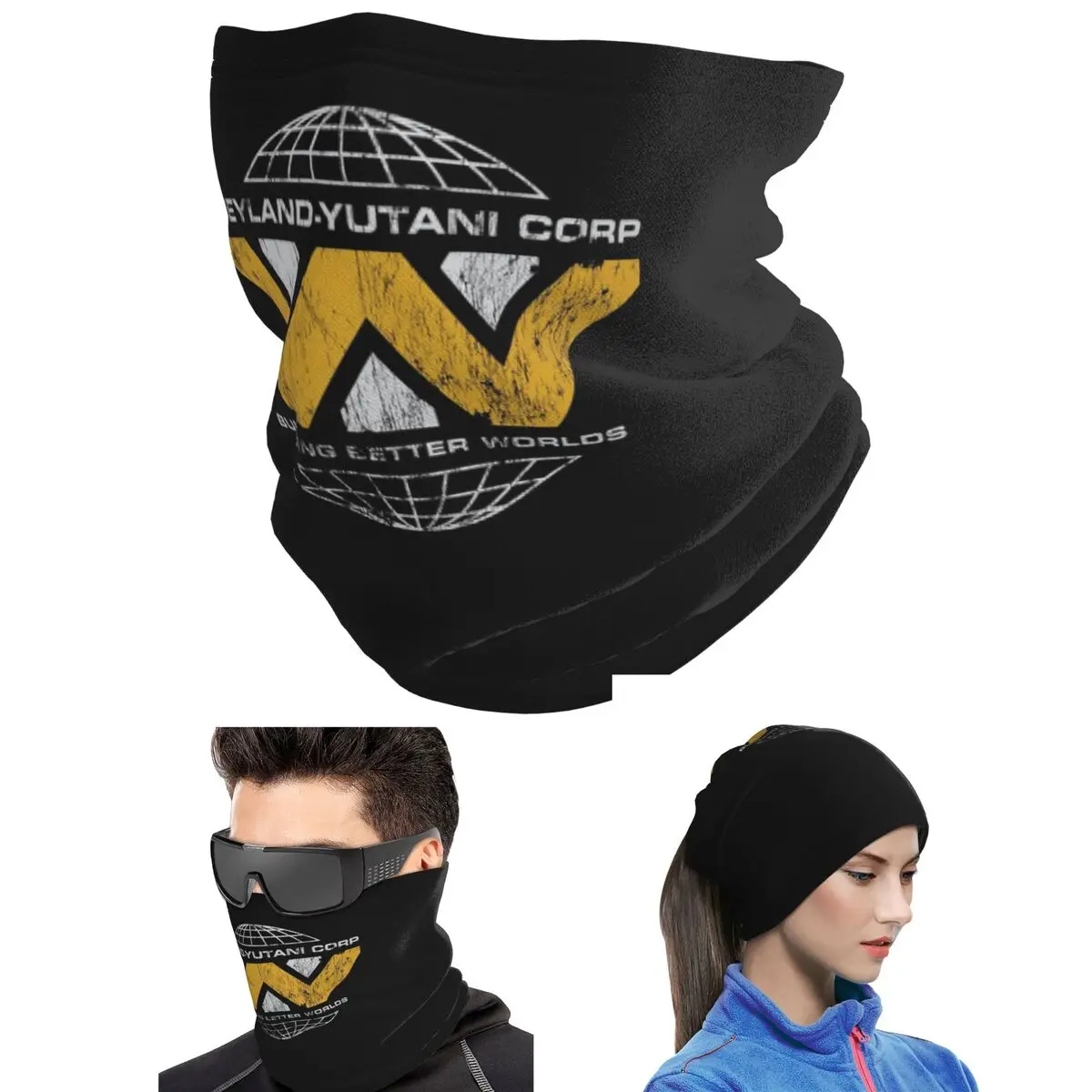 Alien Romulus Lab Weyland - Yutani Xenomorph Experiments Bandana Neck Cover Printed Wrap Mask Scarf Running Headwear