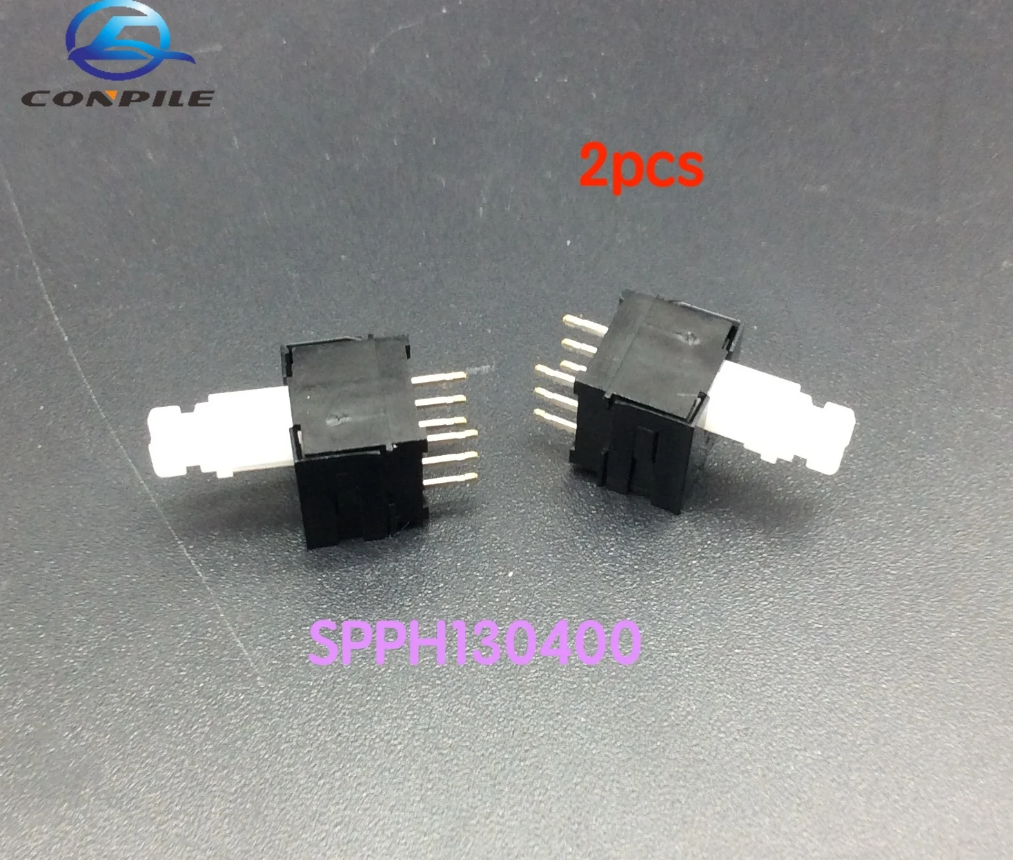 2pcs SPPH130400 for ALPS  10*10*17.5 car emergency light self-locking switch