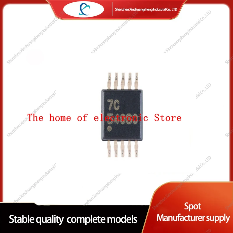 

10PCS TPS54060DGQR 54060 Buck, Split Rail Switching Regulator IC Positive Adjustable 0.8V 1 Output 500mA 10-PowerTFSOP, 10-MSOP