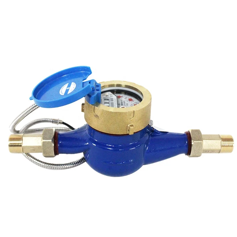 DN20 magnet stop water meter rs485