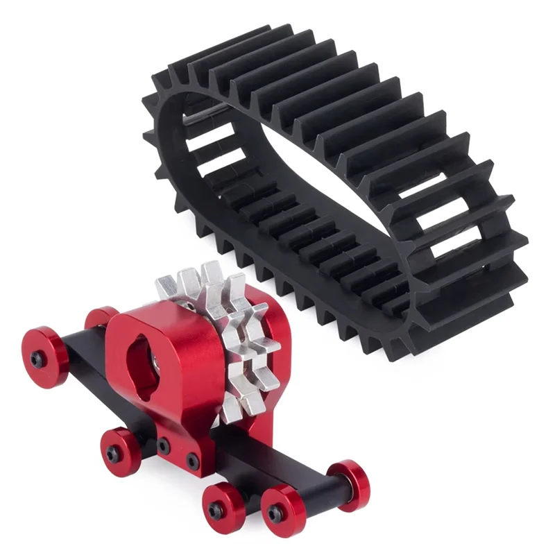 【Superdeals】4 قطعة مجموعات إطارات الثلج Carload المسارات عجلة Sandmobile تحويل ل 1/18 RC الزاحف سيارة TRX-4M أجزاء الملحقات