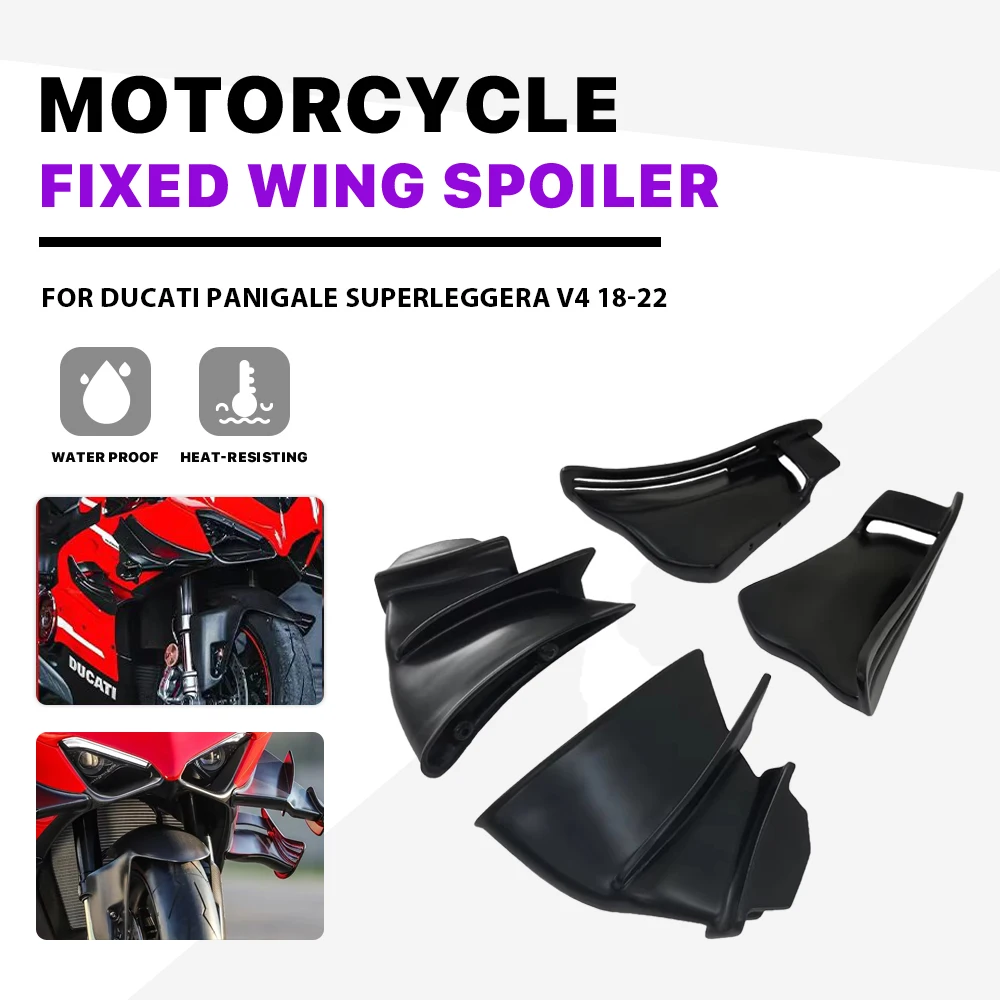 NEW Motorcycle fairing fixed wing kit For Ducati Panigale/ Streetfighter Panigale V4 V4S V4R Superleggera V4 2018-2022 Spoiler