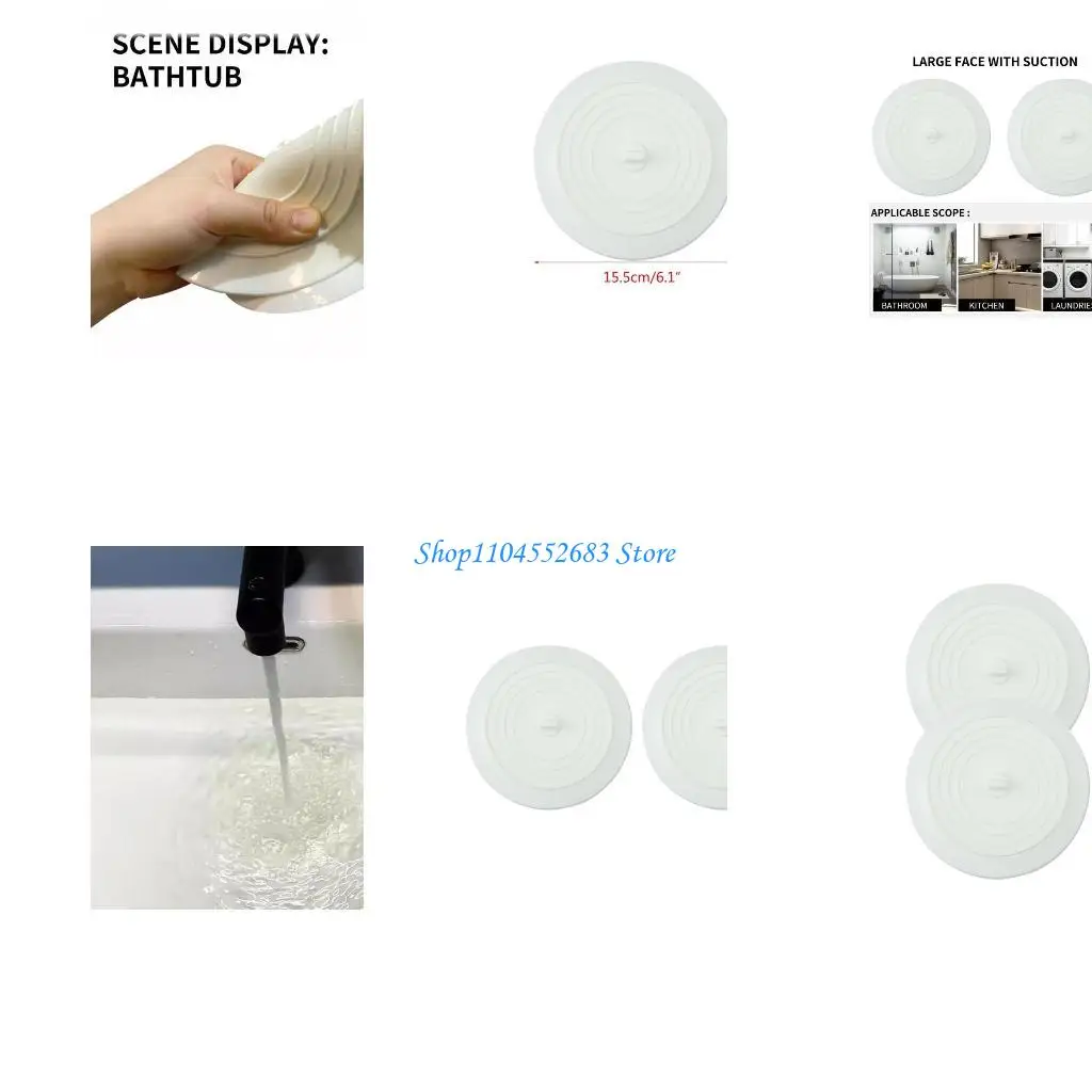 

Y6GD Effective Water Drainage Sink Hair Stop Multifunctional Bathtub Drain Cover