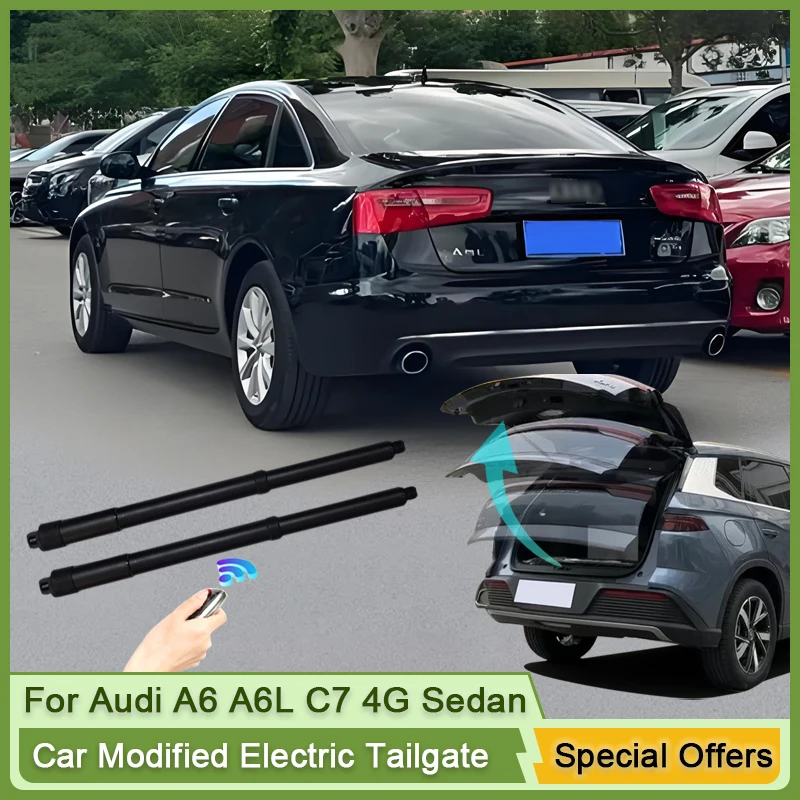 For Audi A6L C7 4G Sedan 2011~2018 Car OEM Electric Tailgate Lift System Kit Auto Tail Gate Opener Automatic Lifting Rear Door
