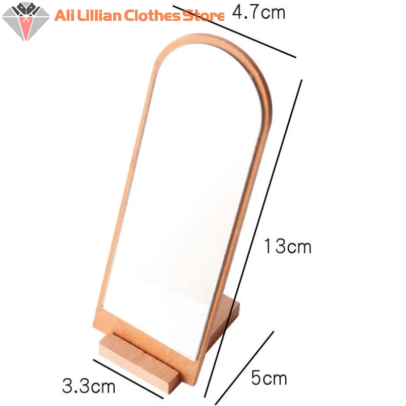 ⭐HOT❗ 1/12 Dollhouse Wooden Full-length Mirror Model Dollhouse Furniture Ornament Doll House Micro Scene Decor Accessories