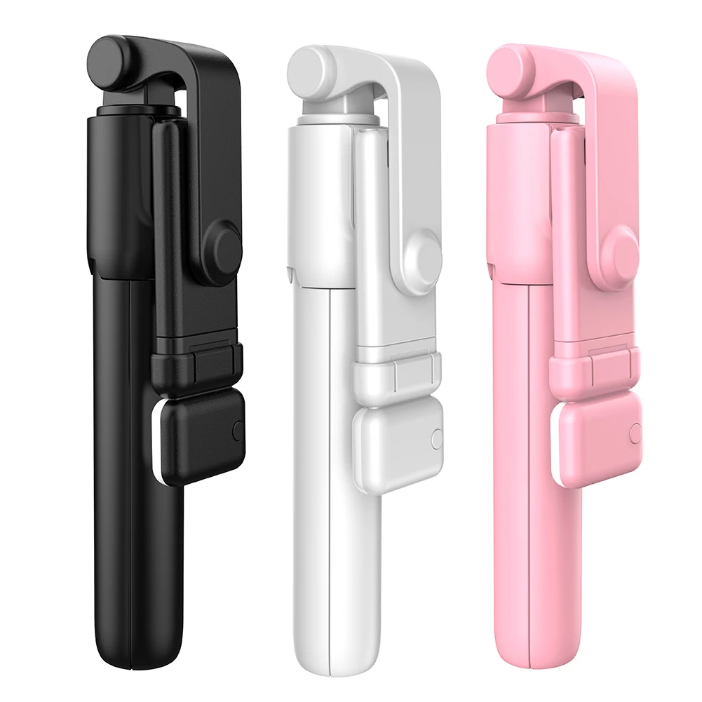 

R1 Portable Selfie Stick Tripod Bluetooth-compatible Shutter Monopod, With Fill Light Foldable Mobile Phone Holder