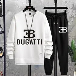 Men's Luxury Sweatshirt Set, Sweatshirt & Sweatshirt, Jogger Brand, Men's Pullover, Streetwear, Sports Suit, 2023