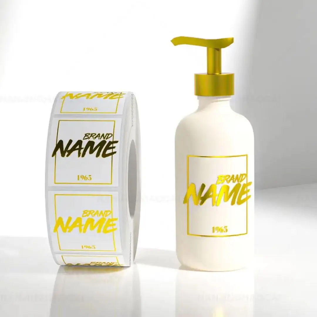 Custom-Designed Printed Personalized Self-Adhesive Waterproof Vinyl Stickers for Cosmetics And Other Products Adhesive Labels