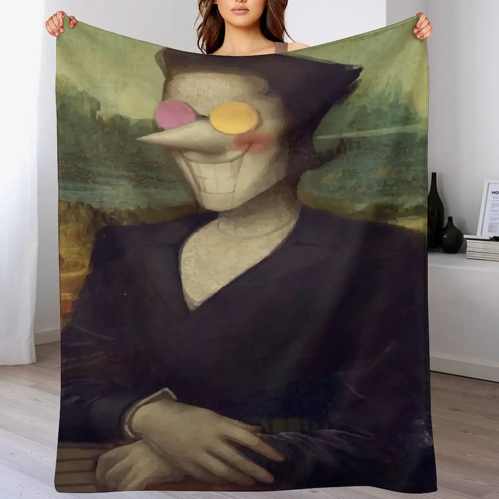 

spamton Throw Blanket For Baby Bed Decorative Sofas cosplay anime Blankets