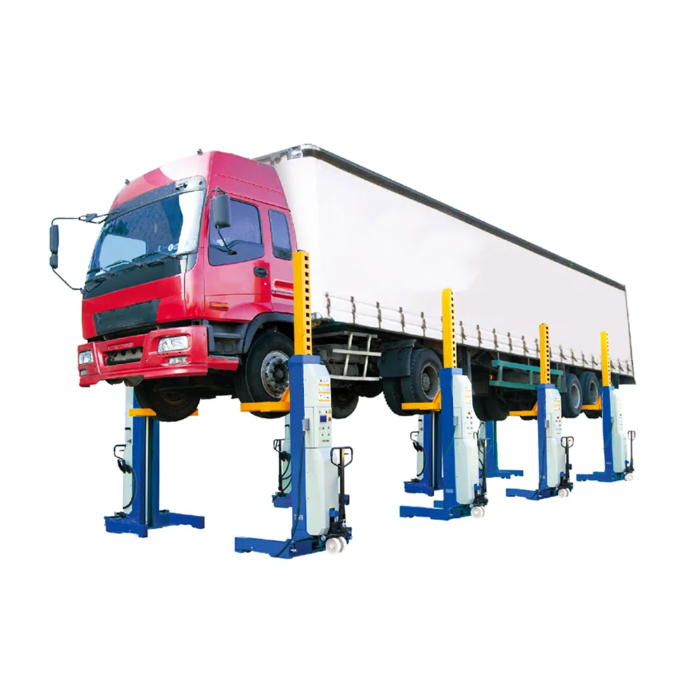 Cabled Heavy Mobile Column Lift 4 Columns Truck Column Lift Bus Lift for Truck Workshop