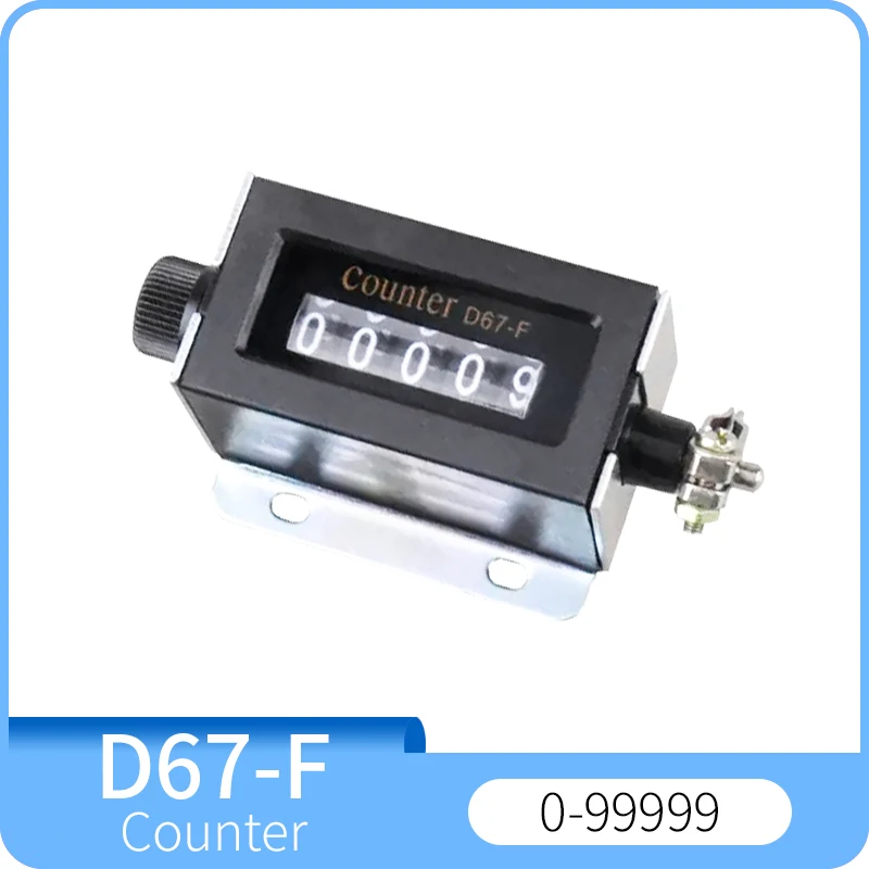 Imagem -05 - Mecânica Pull Stroke Counter Resettable Lap Counter Pitch Counter Caixa Preta D67-f Dígitos D94-s Dígitos