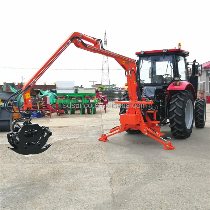 2025年林業機械!! ログクレーン販売中/木材グラブ