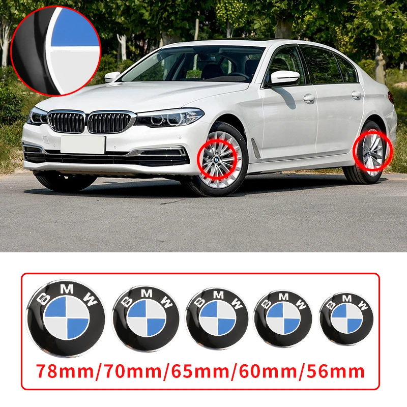 Epoxy Steering Sticker Wheel Interior body Sticker 11 18 20 25 29 45 56 60 65 68 78mm for bmw E36 E46 E39 E38 E90 E60 Z4 X3 X5