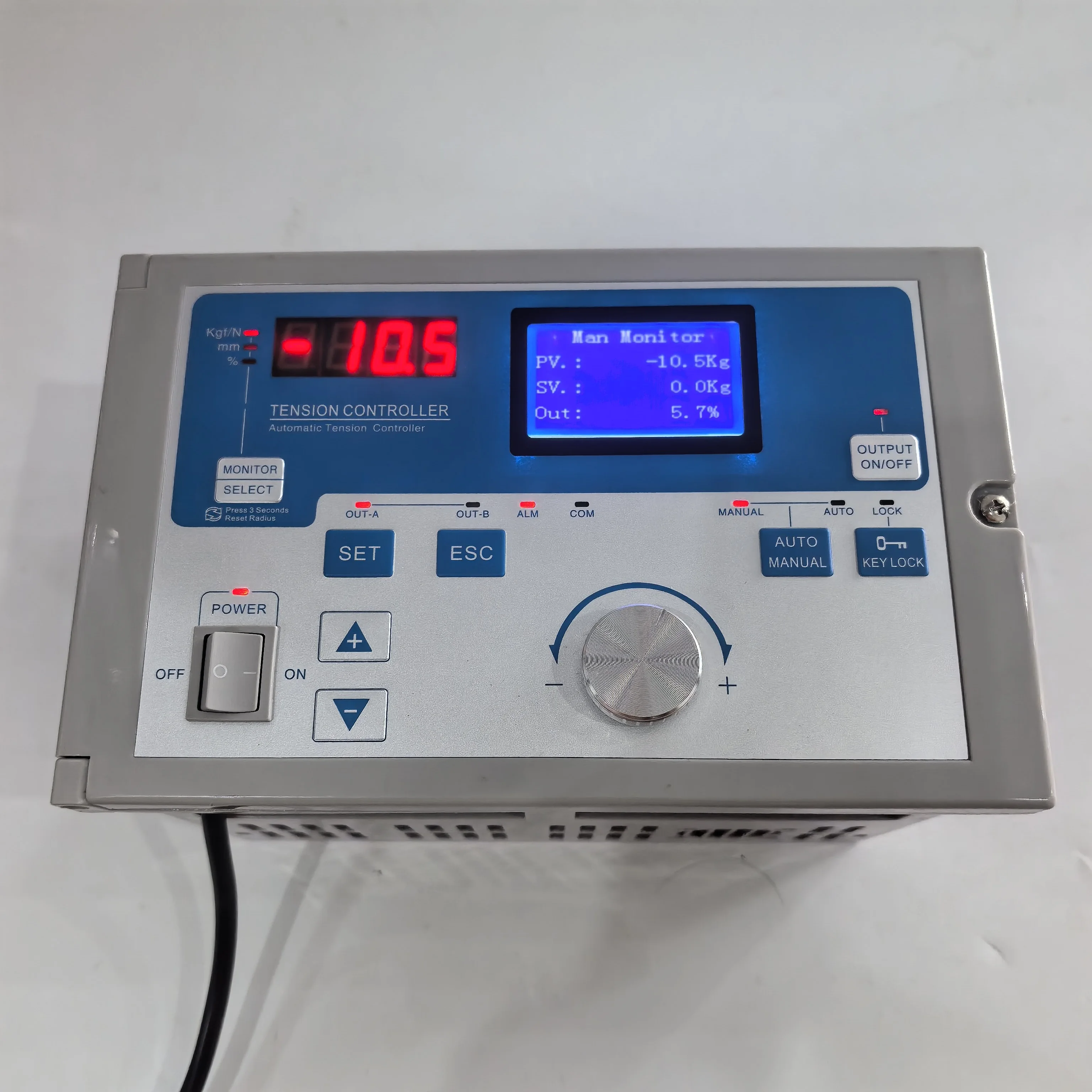 FMF KTC828A Automatic Web Tension Controller for Magnetic Powder Brake/Clutch, 24V/4A, RS485 Modbus