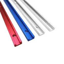 80-100cm Aluminum Alloy T Track Chute 19 Type T-slot Miter Track Woodworking Tool Guide Rail for Table Saw Workbench DIY Tools