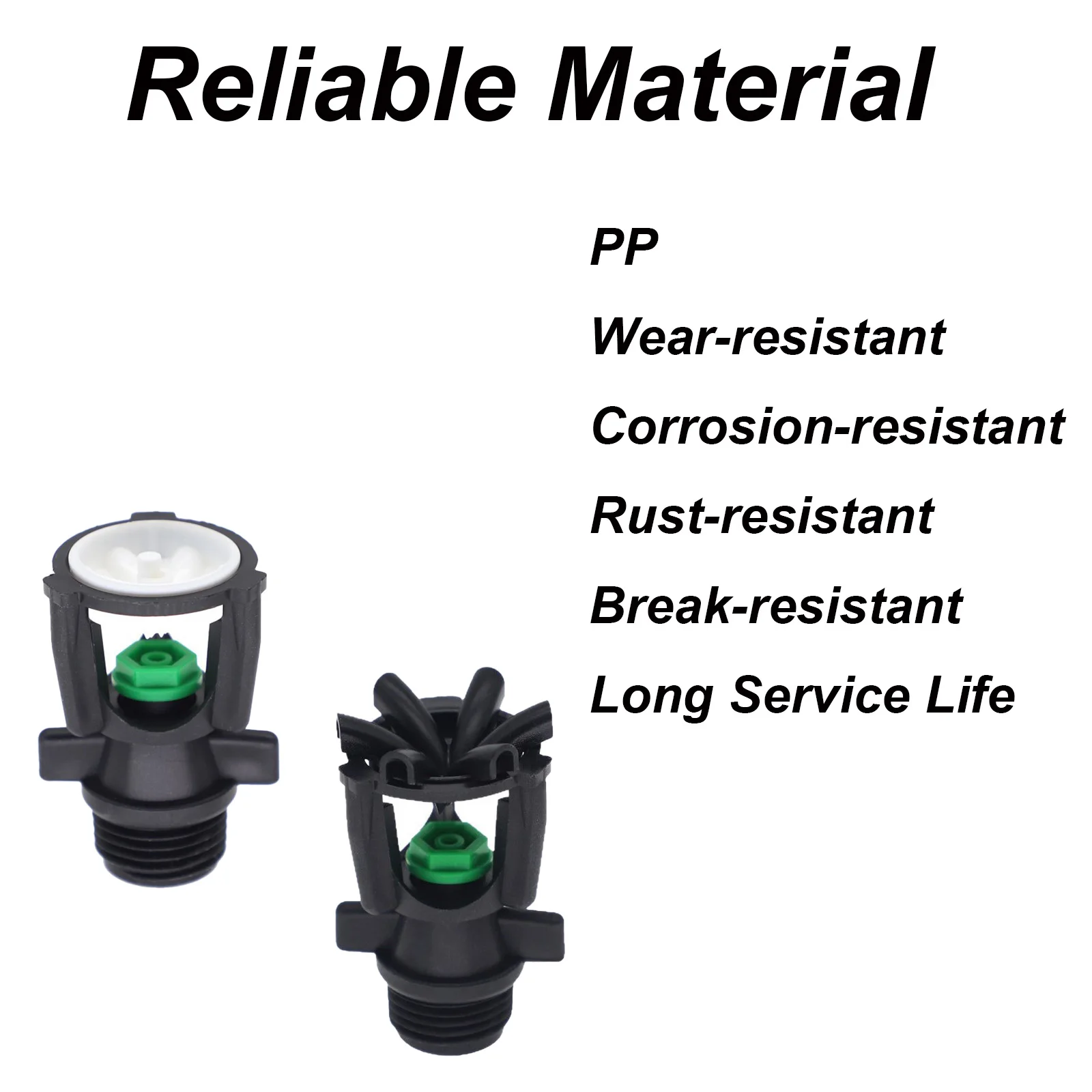 360° Rotary Male Thread Rotating Sprinklers Irrigation Water Spray Sprinkler Lawn 1/2