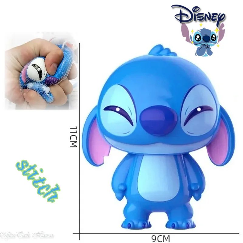 Disney Stitch Decompression Toy Stitch Model Cartoon Children's Figure Toy Decompression Soft Slow Rebound Doll Healing Gift