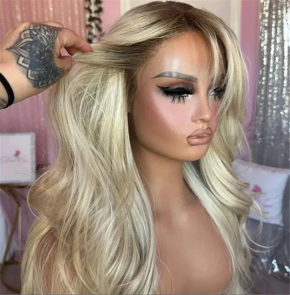 

Роскошный светло-русый синтетический парик 20 дюймов с челкой-шторкой, волнистый, высокой плотности (180%), для женщин