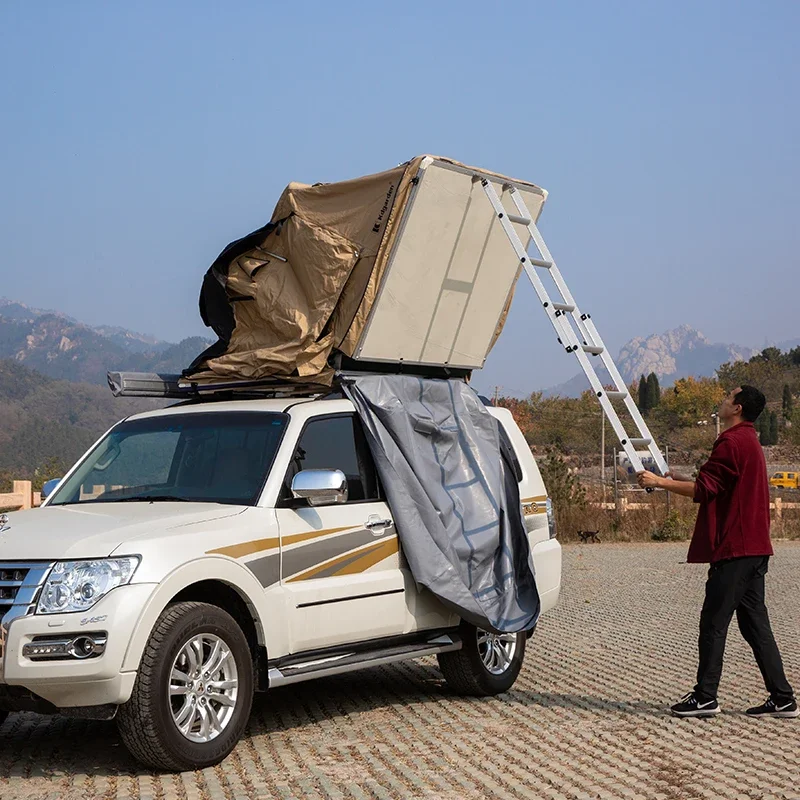 

Car Roof Tent SUV Automatic Hard Shell Outdoor Double Single Car Tent Folding Speed Open Sedan Tent