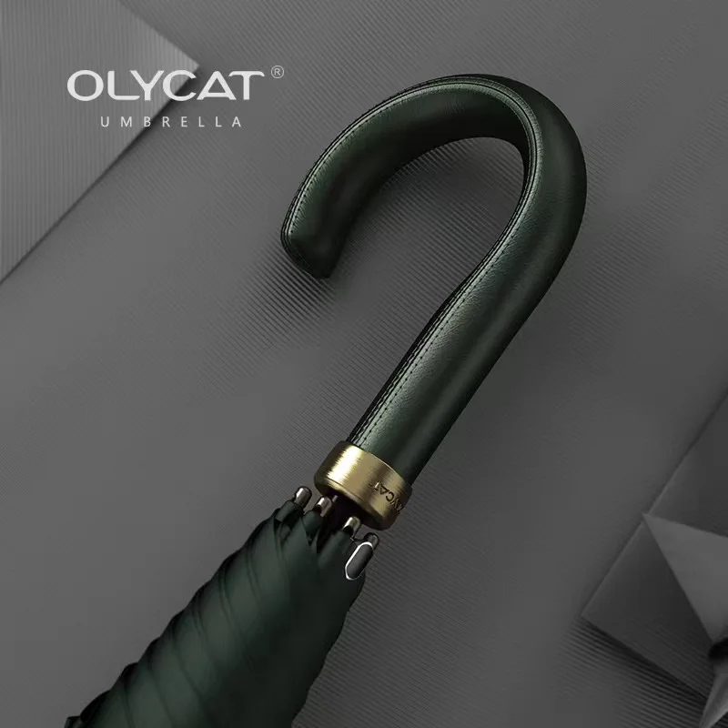 Olycat Big Long Umbrella for Men 121cm Luxury Golf Umbrella Windproof Strong Fashion Large Rain Umbrella for Woman Free Shippin