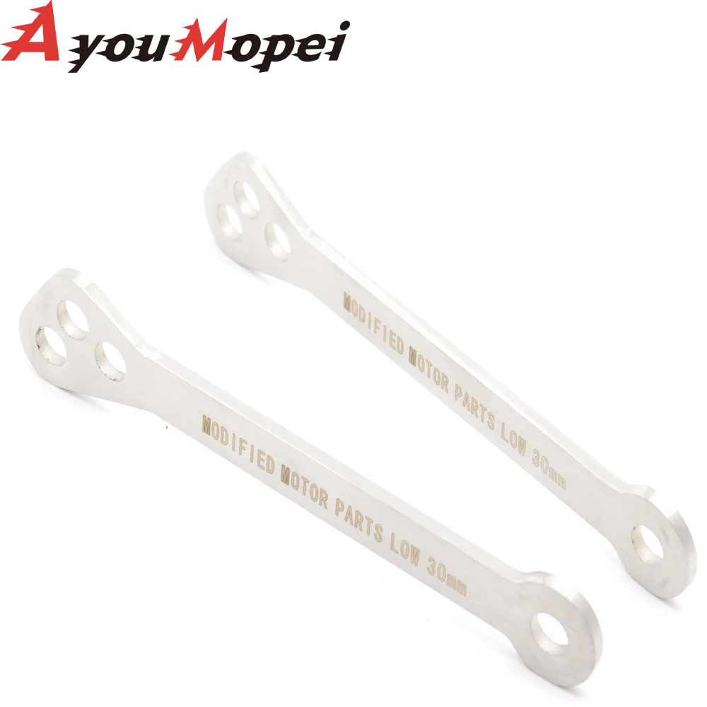 Lowering Links Kit For KAWASAKI ZX6R ZX9R ZX10R ZX12R ZX-6RR ZZR600 ZZR1200 Motorcycle Rear Suspension Cushion Drop Connecting