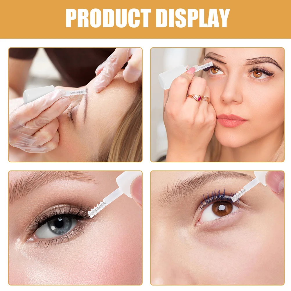 6 قطعة معطف واق من المطر واضح لاش الحاجب جل مقاوم للماء الحاجب تصفيف هلام الحاجب الطبيعي تشكيل التهيأ ماكياج أداة عقد طويل الأمد #4