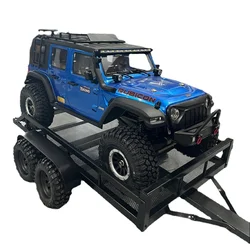 Metal trailer bucket is suitable for 1/10 rc Crawler car models and can be used for SCX10 TRX4 TRX6