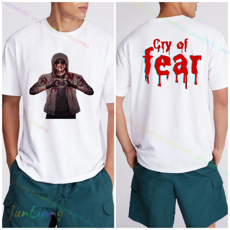 Cry of Fear Simon Henriksson Game Silent Hill Series Classic Graphics Tshirt Men Women Gothic Y2k Short Sleeve 100% Cotton Tee