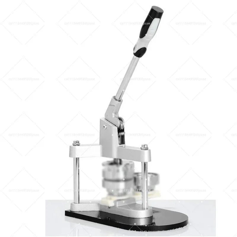 Manual Aluminum Badge Press Machine DIY Button Maker Support 25mm 32mm 44mm 58mm 75mm Die Molds