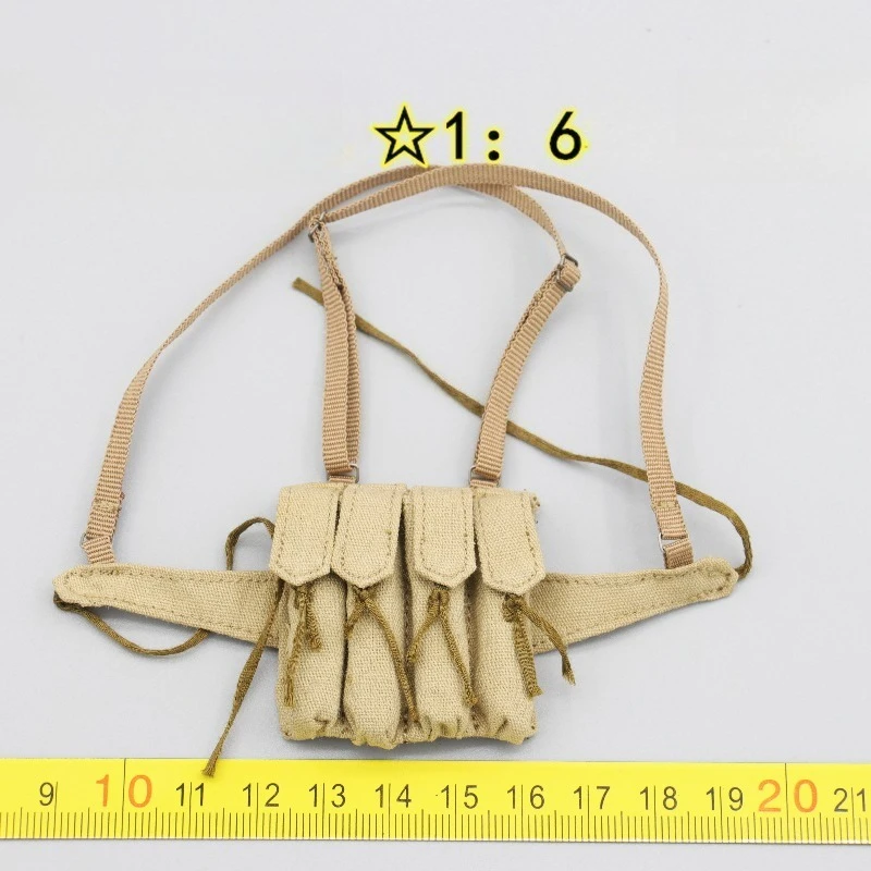 

BGM-013 1/6 Scale Male Soldier Chest Rig Scene Accessories Model for 12-inch Action Figures Body Prop Decoration