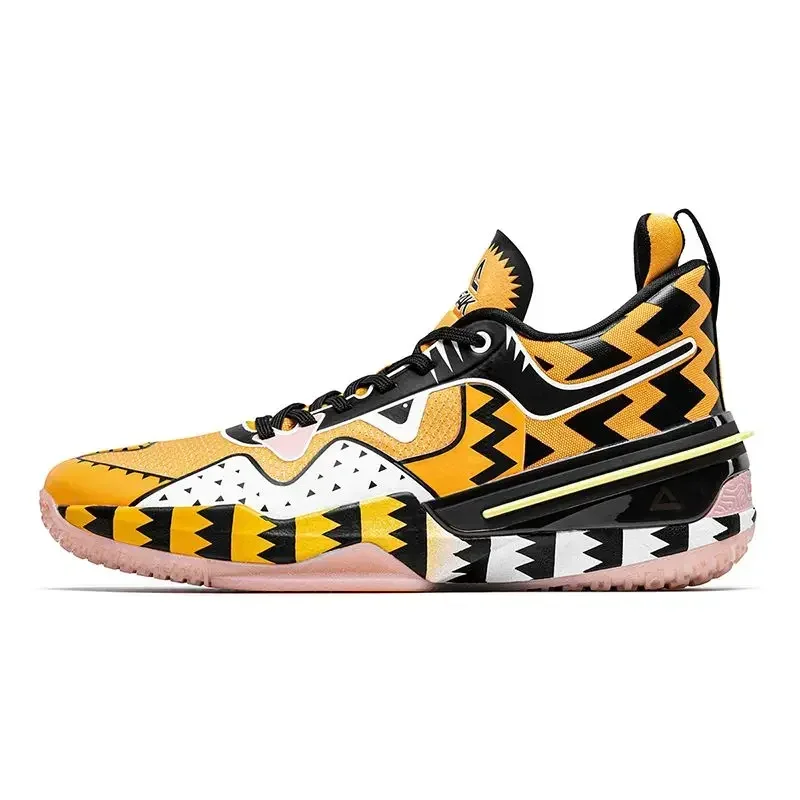 

Peak men's shoes are in extremely flashy 3rd generation tiger color basketball shoes men's 2024 new practical sneakers