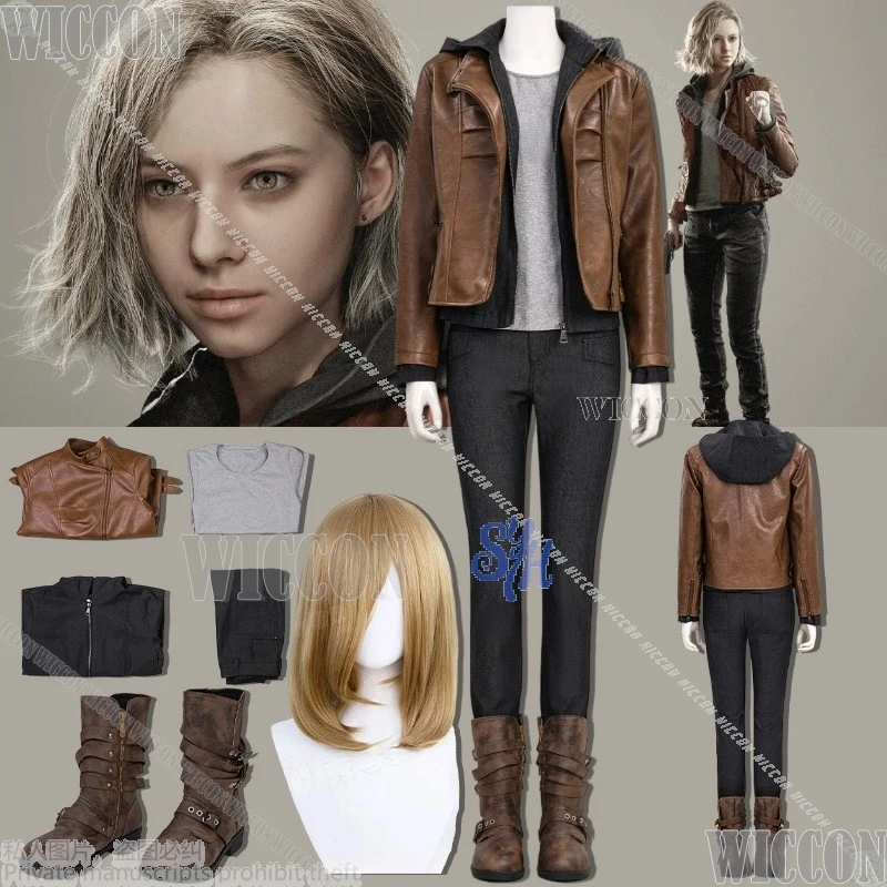 

Игра ужасов 9, косплей, Грейс, пустынный панк, брюки Y2K, обувь в стиле ретро, модная униформа, парики, костюм на Хэллоуин, карнавальный наряд для вечеринки