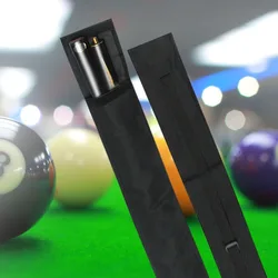 Soft Pool Cue Bag High Quality Convenient To Carry Simple Design Pool Cue Case Black Deluxe Snooker