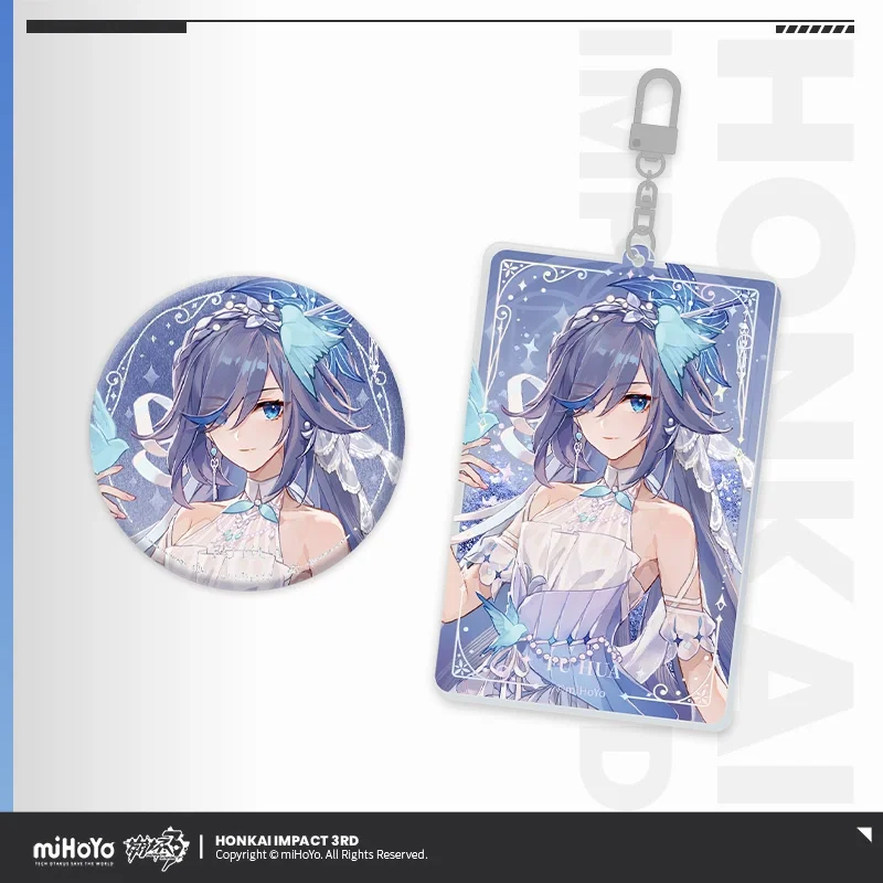 

Sunsyea Honkai Impact 3rd Official Merch miHoYo Original Authentic FuHua · QNZT Badge Pendant Set