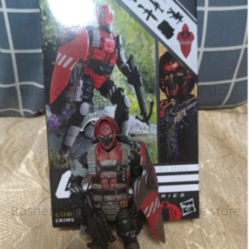 

Хасбро Г.И. Серия Joe Classified # 91 Cobra Crimson Alley Viper 6-дюймовые фигурки с коллекцией аксессуаров, украшения, подарок