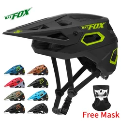 BATFOX 2024 kaski rowerowe MTB mężczyźni kobiety Integralnie formowany kask rowerowy do kolarstwa górskiego casco bicicleta