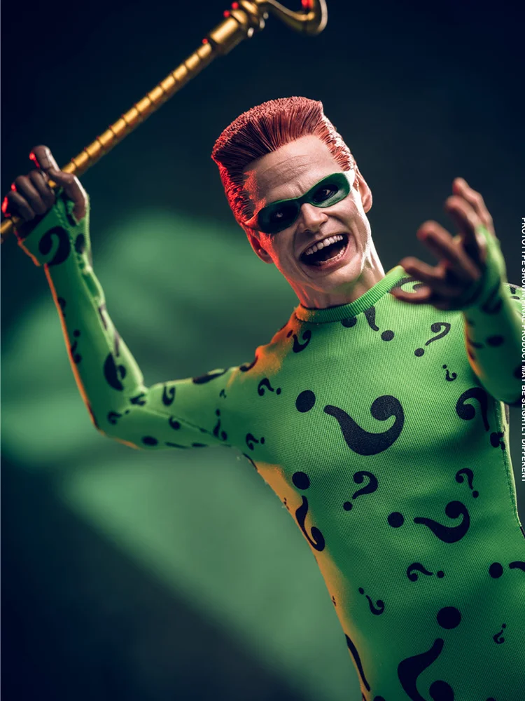 In Stock Mars Toys MAT015 1/6 Scale Batman Forever The Riddler Jim Carrey Male Warrior Full Set 12Inch Action Figures Body Doll