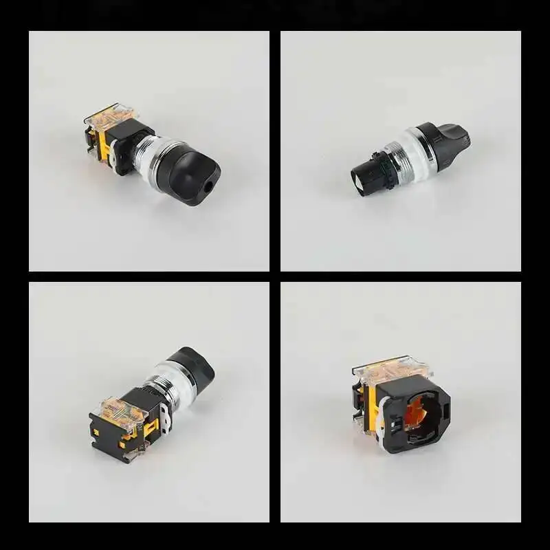 

Metal Explosion-proof Rotary Switch 8050 Control Knob Normally Opening And Closing Self-locking Reset Silver Contact