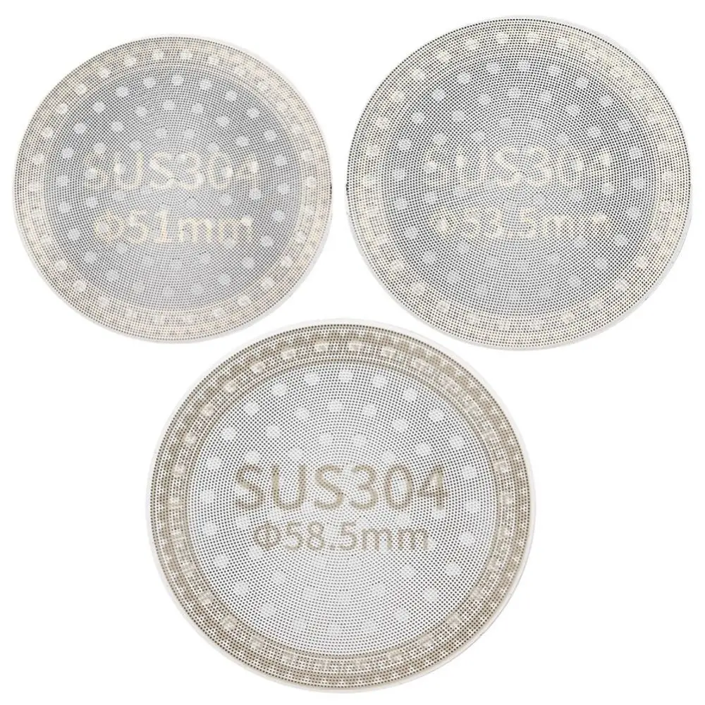 51/53/58.5 mm Coffee Puck Screen Stainless Steel Double Layer Espresso Accessory Reusable Coffee Portafilter Filter Basket