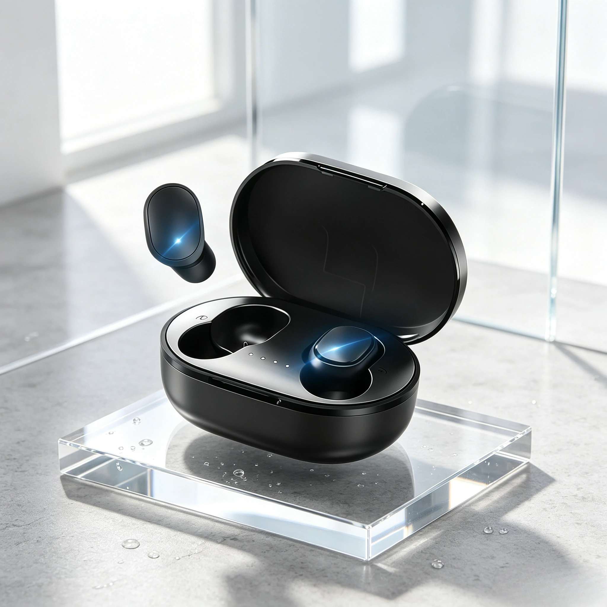 Bluetooth Earbuds Earphones Bluetooth Wireless Professional Bluetooth Headset Include Boom Microphones for Superior Call Clarity