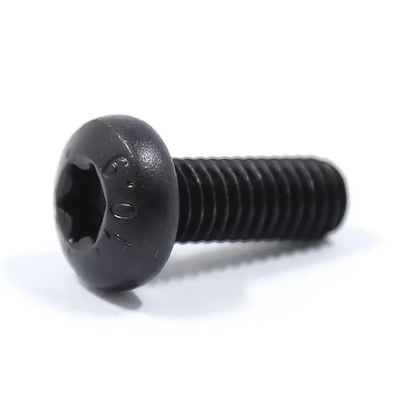 الصف 10.9 الأسود توركس عموم مسمار لولبي الرأس زهر البرقوق الأخدود مكافحة سرقة الترباس M3 M4 M5 M6 M8 M10