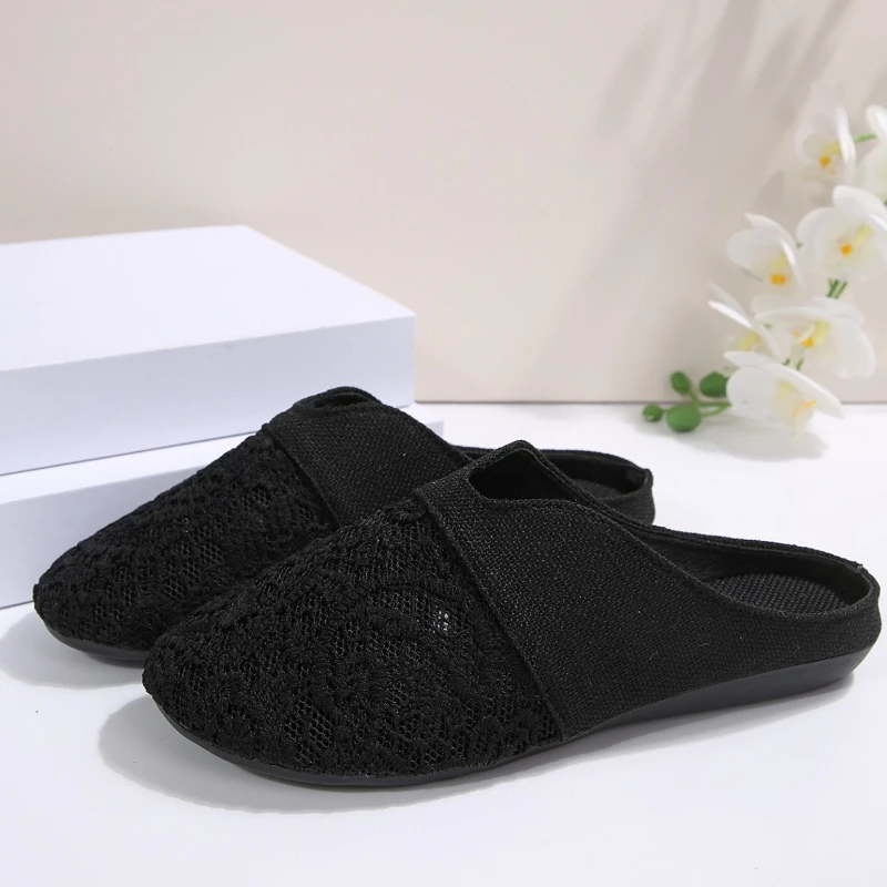 

Новые модные дышащие туфли без каблука для женщин 2026 года, элегантные и удобные однотонные повседневные женские туфли