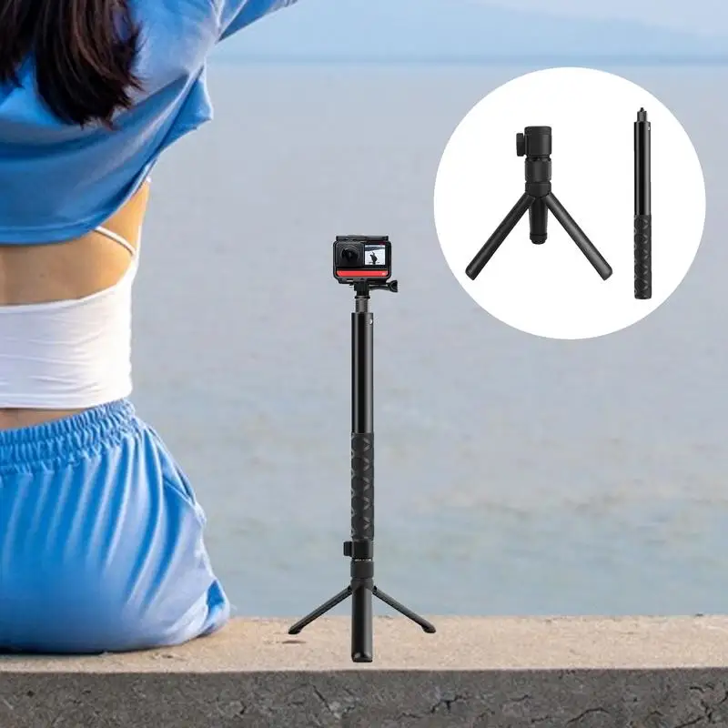 Stable Travel Tripod Portable Selfie Stick Comfortable Hand Feeling Camera/Phone Tripod Multi-Functional Travel Tripod